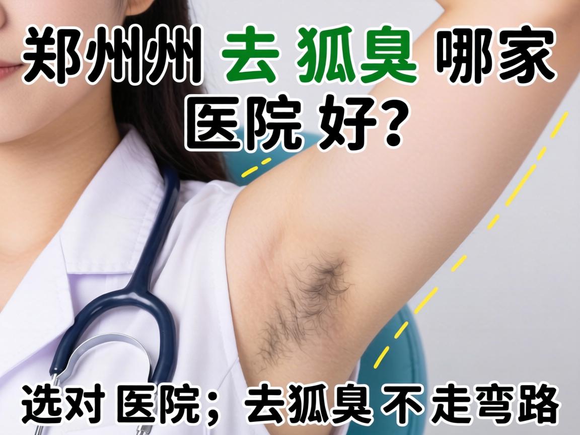 郑州去狐臭哪家医院好？选对医院，去狐臭不走弯路