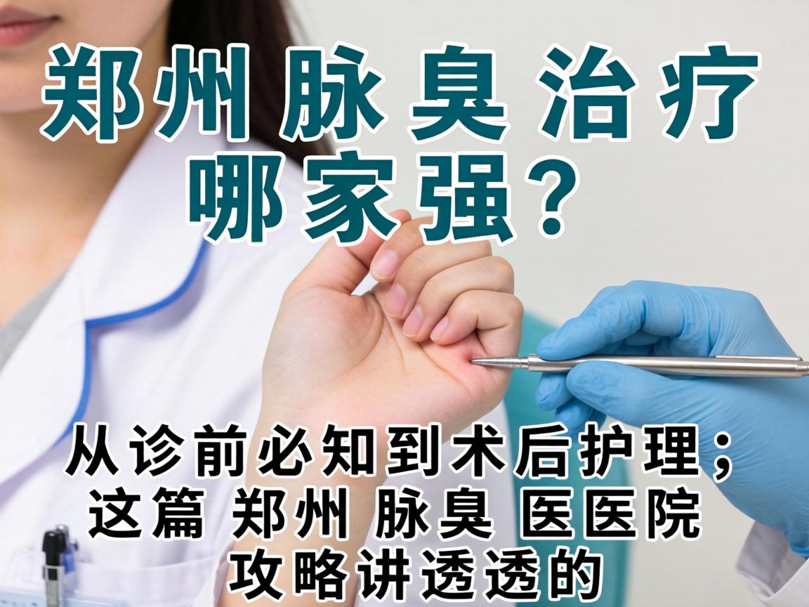郑州腋臭治疗哪家强？从诊前必知到术后护理，这篇郑州腋臭医院攻略讲透透的