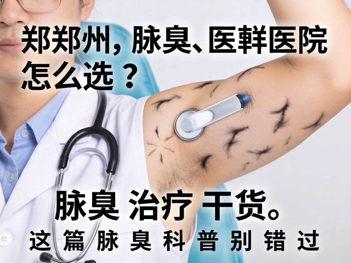 郑州腋臭医院怎么选?腋臭治疗干货,这篇腋臭科普别错过 郑州腋臭医院怎么选?腋臭治疗干货,这篇腋臭科普别错过
