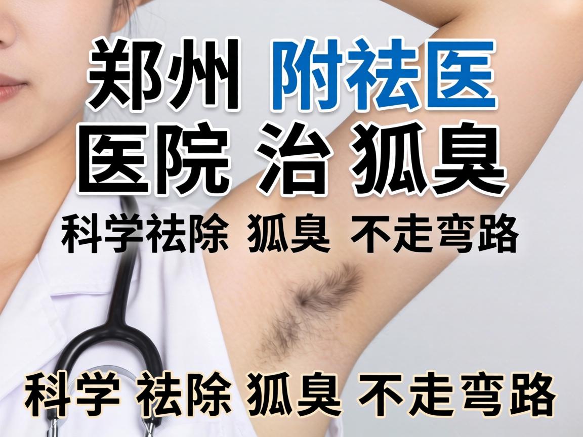 郑州附医医院治狐臭，科学祛除狐臭不走弯路