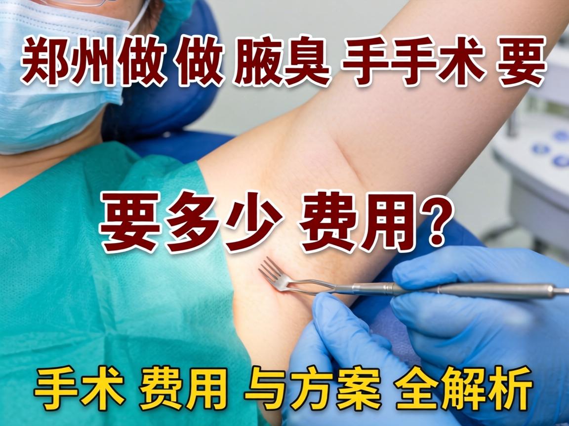 郑州做腋臭手术要多少费用?手术费用与方案全解析 郑州做腋臭手术要多少费用?手术费用与方案全解析