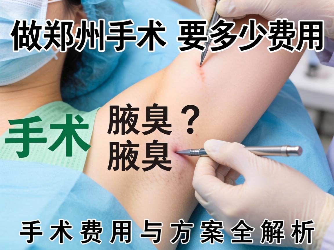 郑州做腋臭手术要多少费用?手术费用与方案全解析 郑州做腋臭手术要多少费用?手术费用与方案全解析