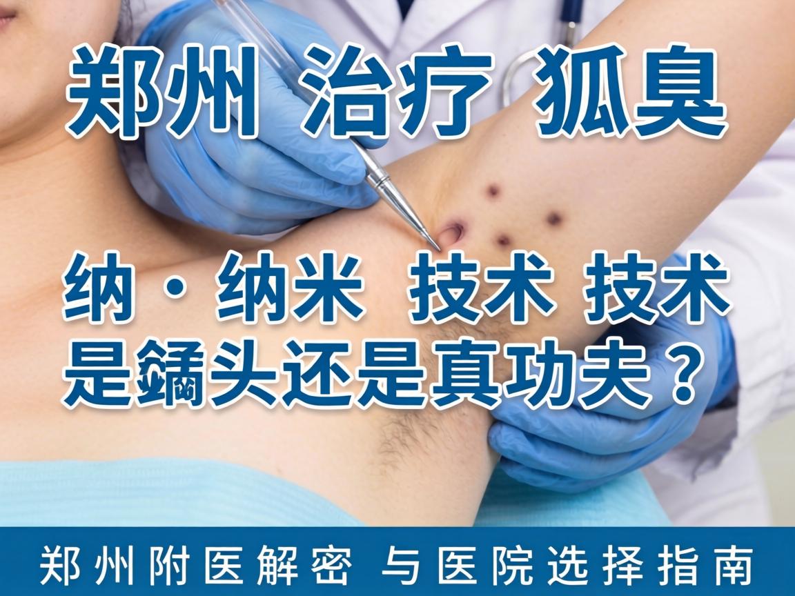 郑州治疗狐臭，纳米技术是噱头还是真功夫？郑州附医解密与医院选择指南