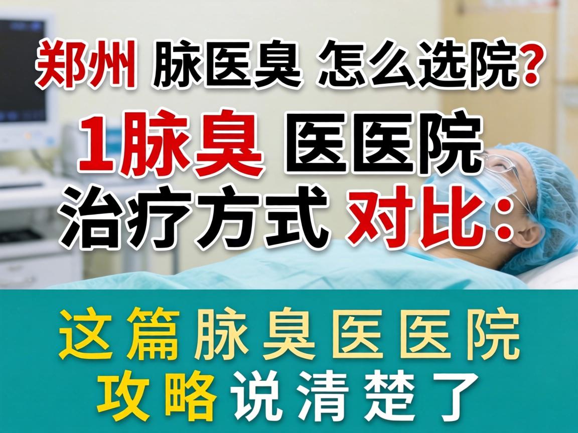 郑州腋臭医院怎么选？腋臭医院治疗方式对比，这篇腋臭医院攻略说清楚了
