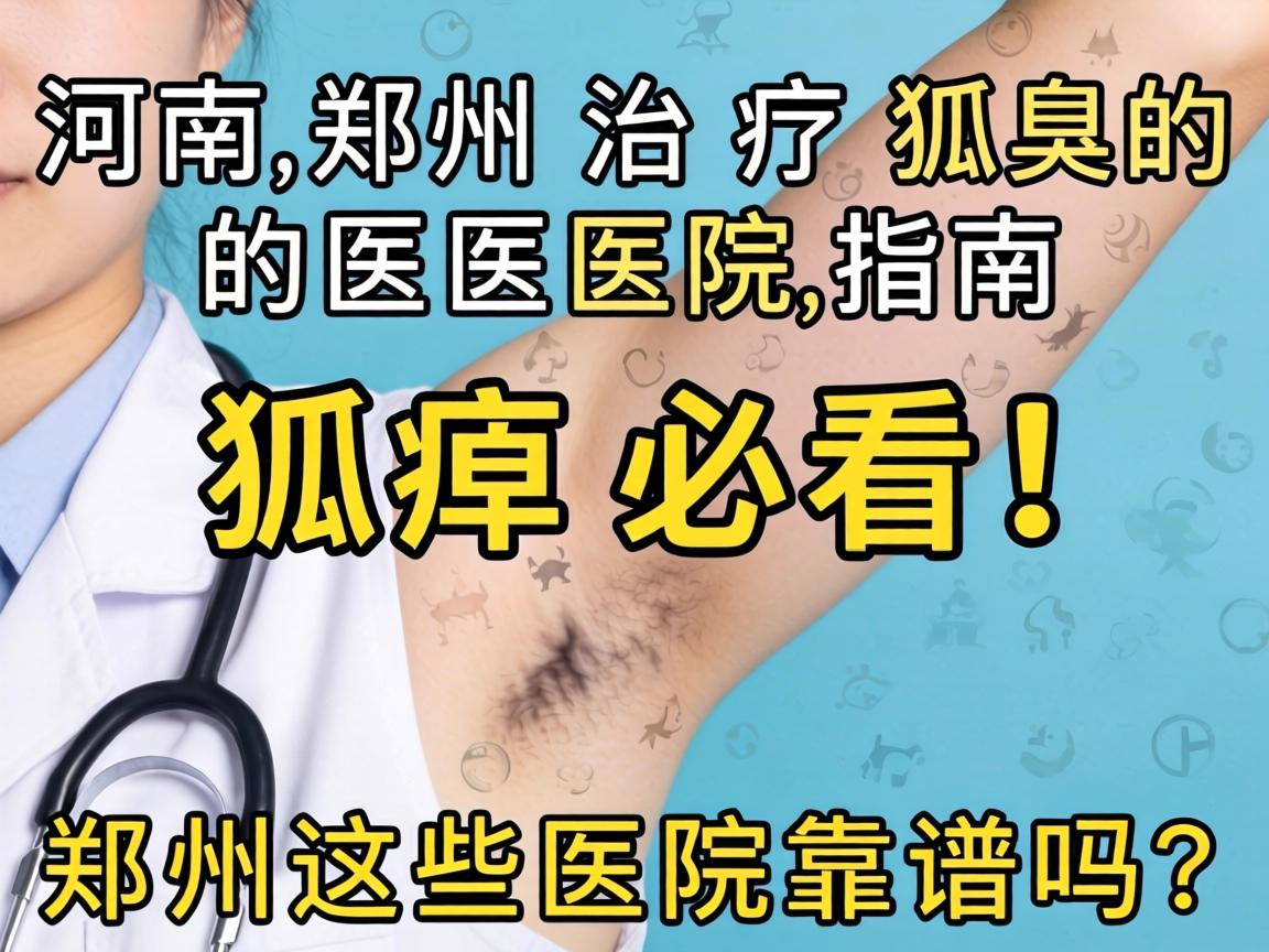 河南郑州治疗狐臭的医院指南，狐臭必看！郑州这些医院靠谱吗？
