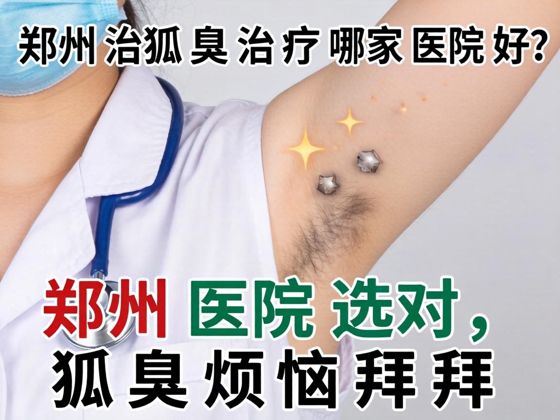 郑州狐臭治疗哪家医院好？郑州医院选对，狐臭烦恼拜拜
