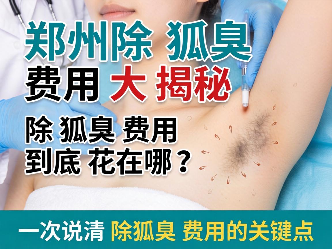 郑州除狐臭费用大揭秘，除狐臭费用到底花在哪？一次说清除狐臭费用的关键点