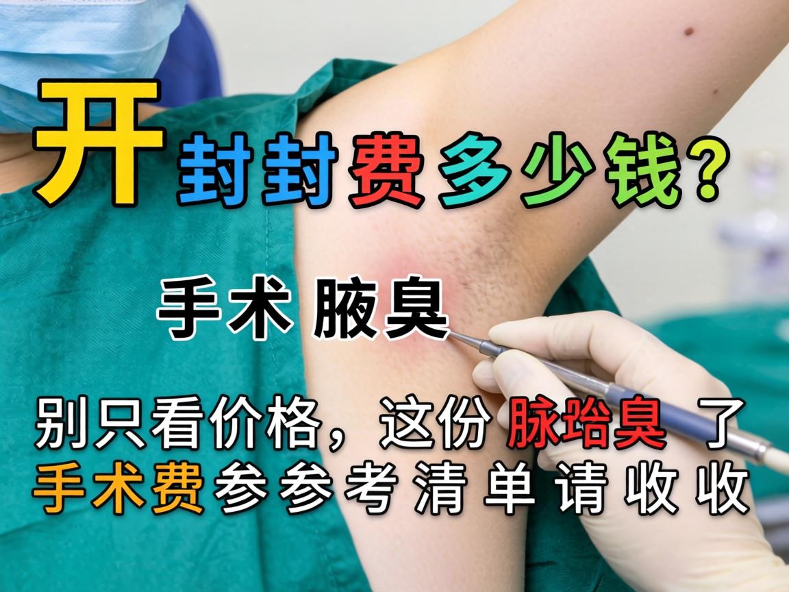 开封腋臭手术费多少钱?别只看价格,这份腋臭手术费参考清单请收好 开封腋臭手术费多少钱?别只看价格,这份腋臭手术费参考清单请收好