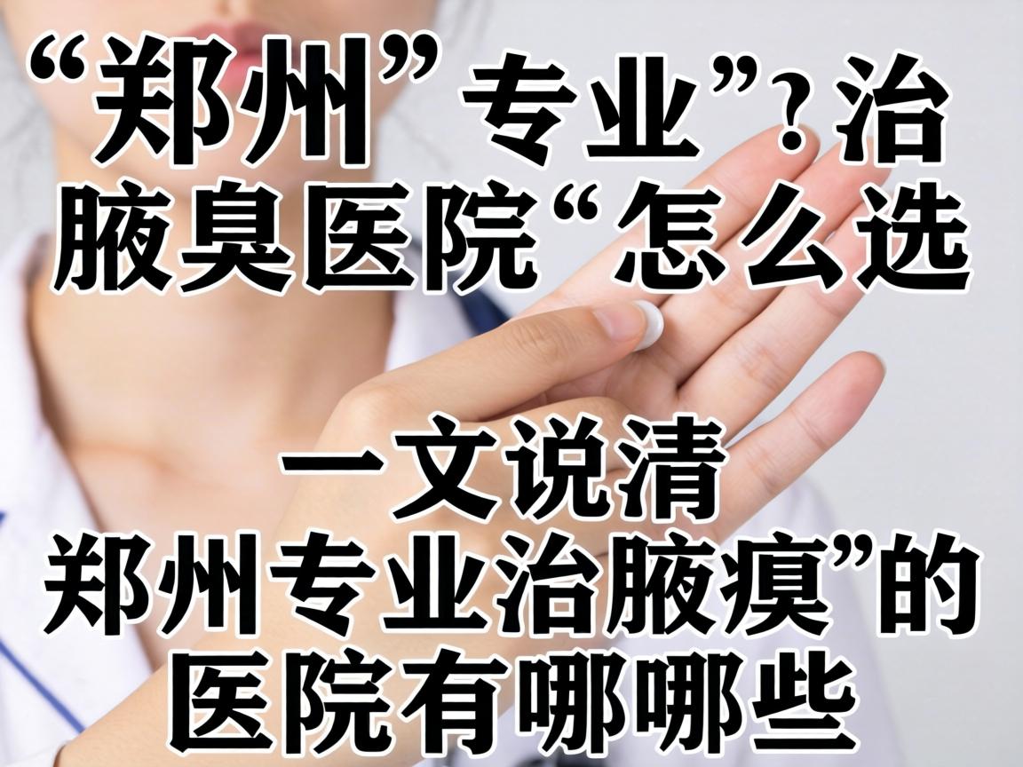 郑州专业治腋臭医院怎么选？一文说清郑州专业治腋臭的医院有哪些