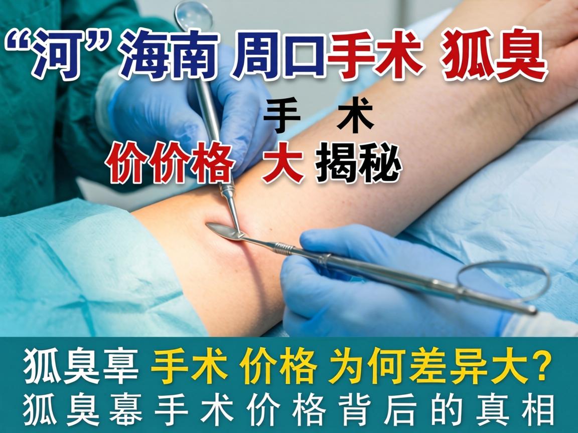 河南周口狐臭手术价格大揭秘，狐臭手术价格为何差异大？狐臭手术价格背后的真相