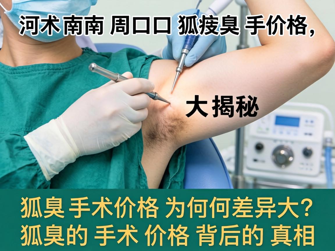 河南周口狐臭手术价格大揭秘，狐臭手术价格为何差异大？狐臭手术价格背后的真相