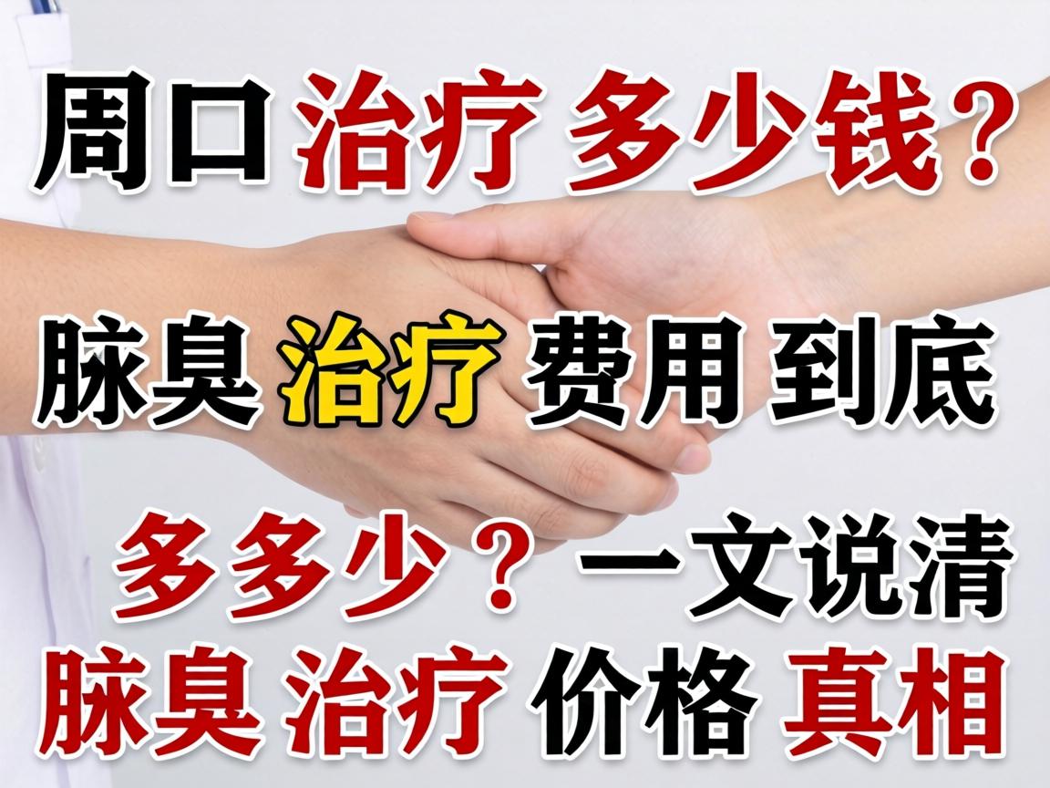 周口腋臭治疗多少钱？腋臭治疗费用到底多少？一文说清腋臭治疗价格真相