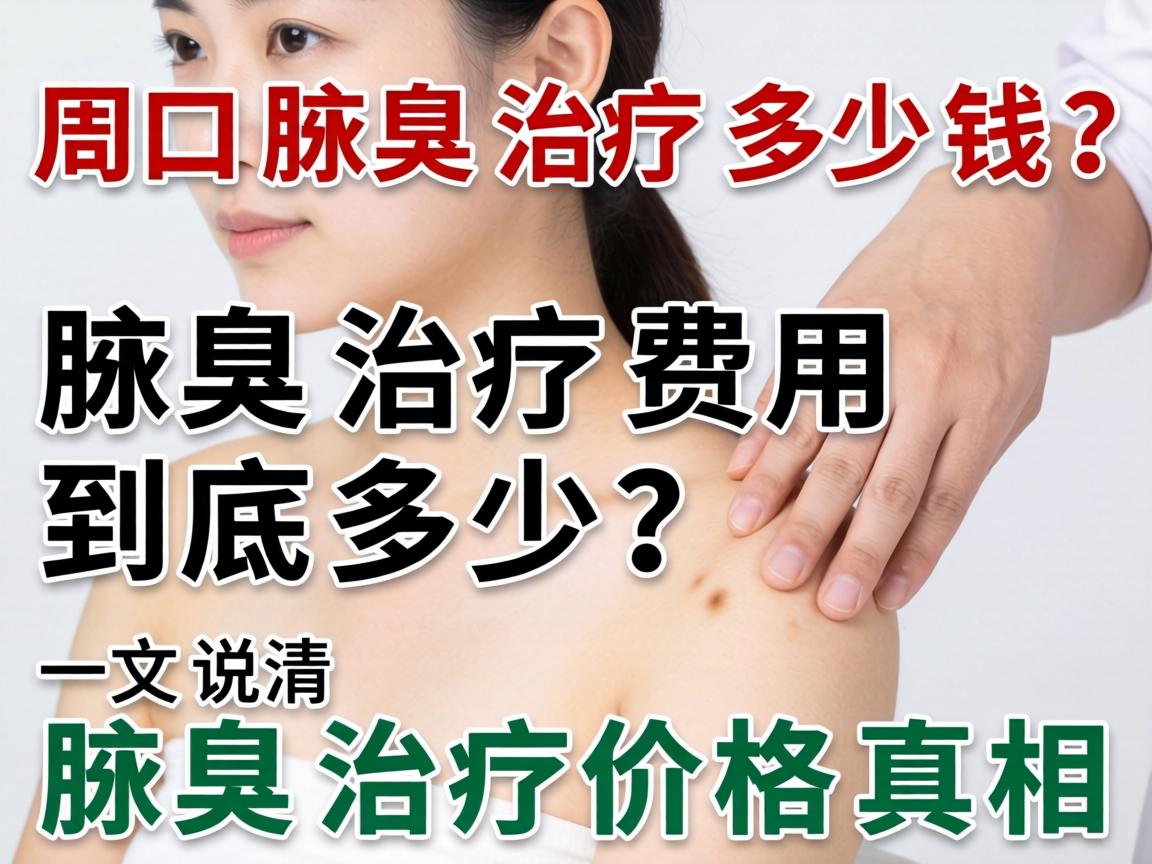 周口腋臭治疗多少钱？腋臭治疗费用到底多少？一文说清腋臭治疗价格真相