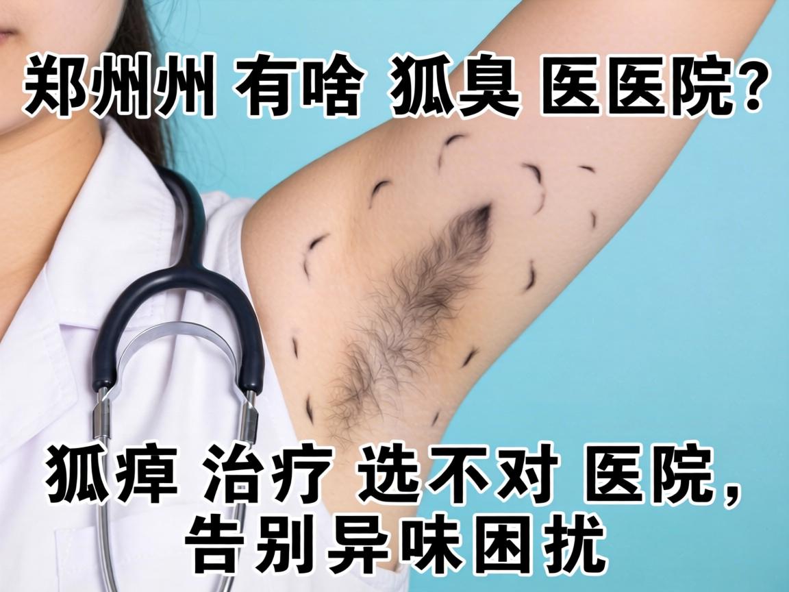 郑州有啥狐臭医院？狐臭治疗选对医院，告别异味困扰