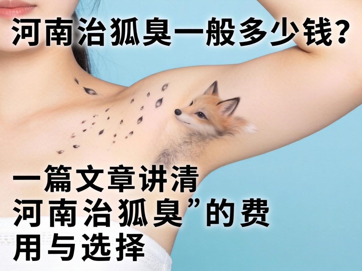 河南治狐臭一般多少钱？一篇文章讲清河南治狐臭的费用与选择