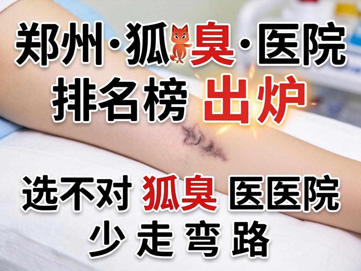 郑州狐臭医院排名榜出炉，选对狐臭医院少走弯路