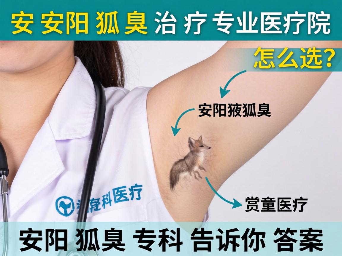 安阳狐臭治疗专业医院怎么选？安阳狐臭专科告诉你答案