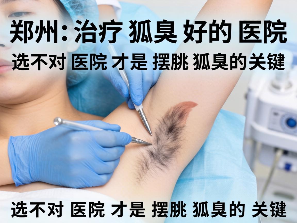 郑州治疗狐臭好的医院，选对医院才是摆脱狐臭的关键