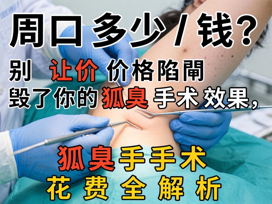 周口狐臭手术多少钱？别让价格陷阱毁了你的狐臭手术效果，狐臭手术花费全解析