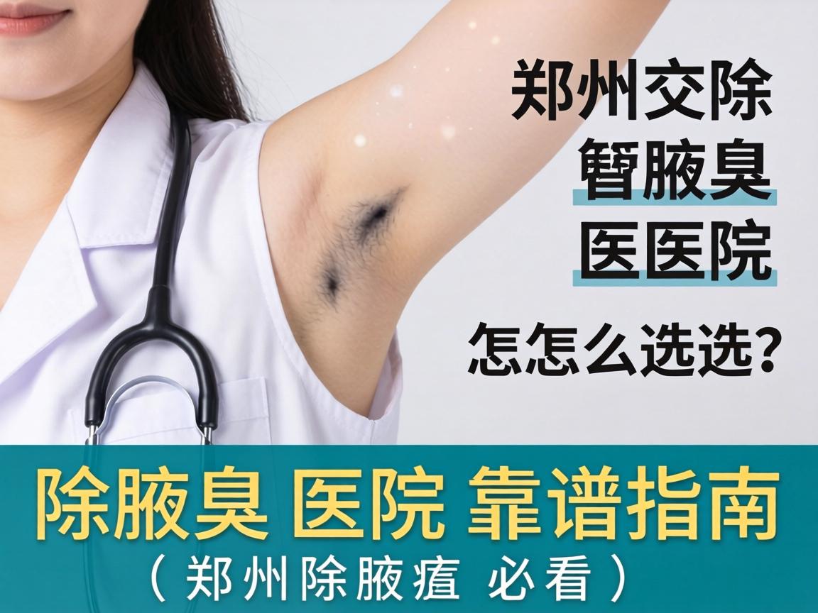 郑州除腋臭医院怎么选？除腋臭医院靠谱指南（郑州除腋臭必看）