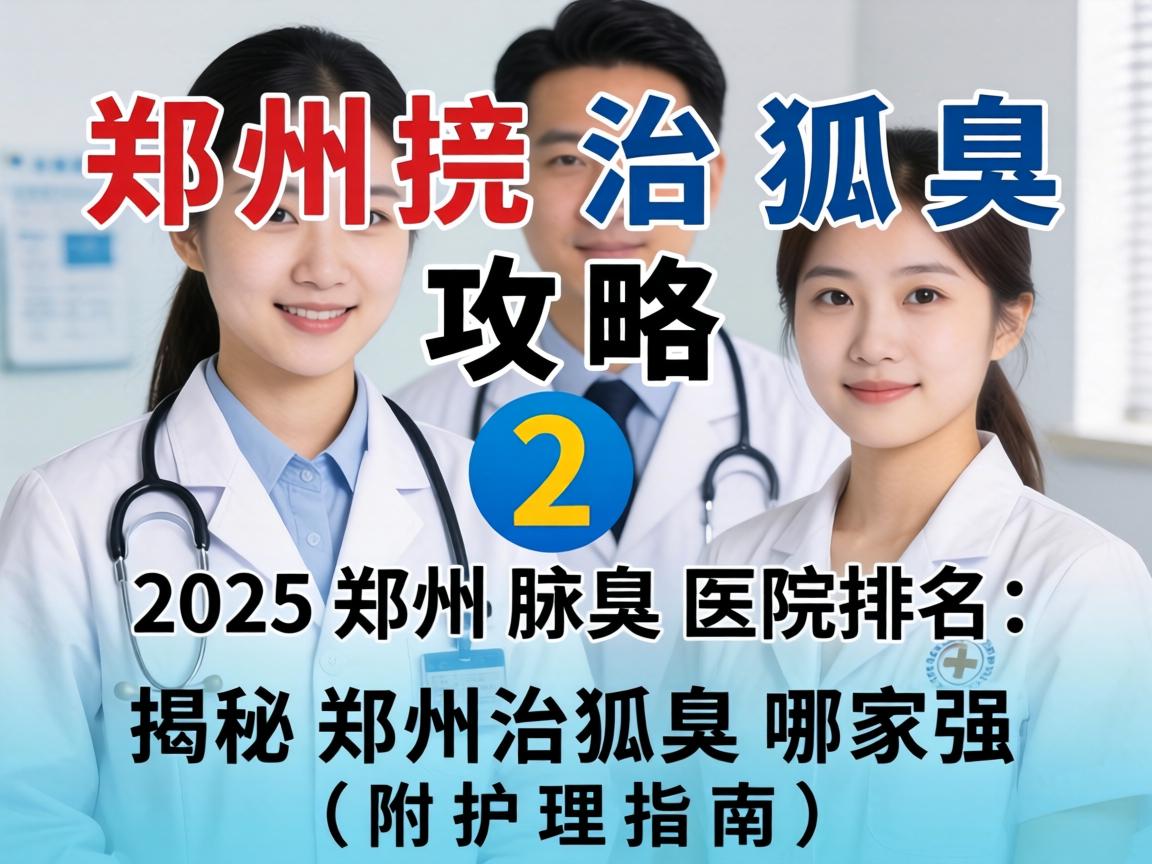 郑州治狐臭攻略，2025郑州腋臭医院排名，揭秘郑州治狐臭哪家强（附护理指南）