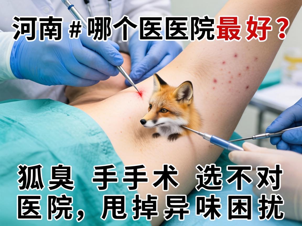 河南狐臭手术哪个医院最好？狐臭手术选对医院，甩掉异味困扰