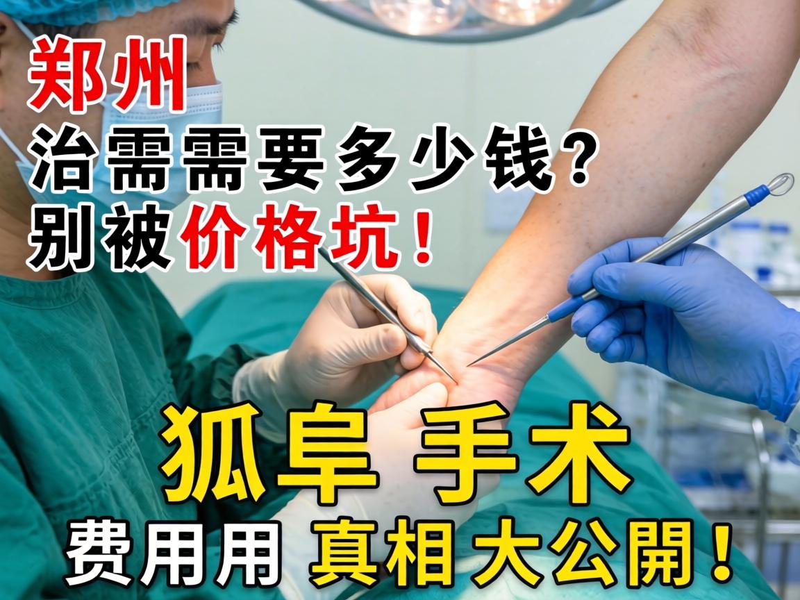郑州狐臭手术治需要多少钱？别被价格坑，狐臭手术费用真相大公开！