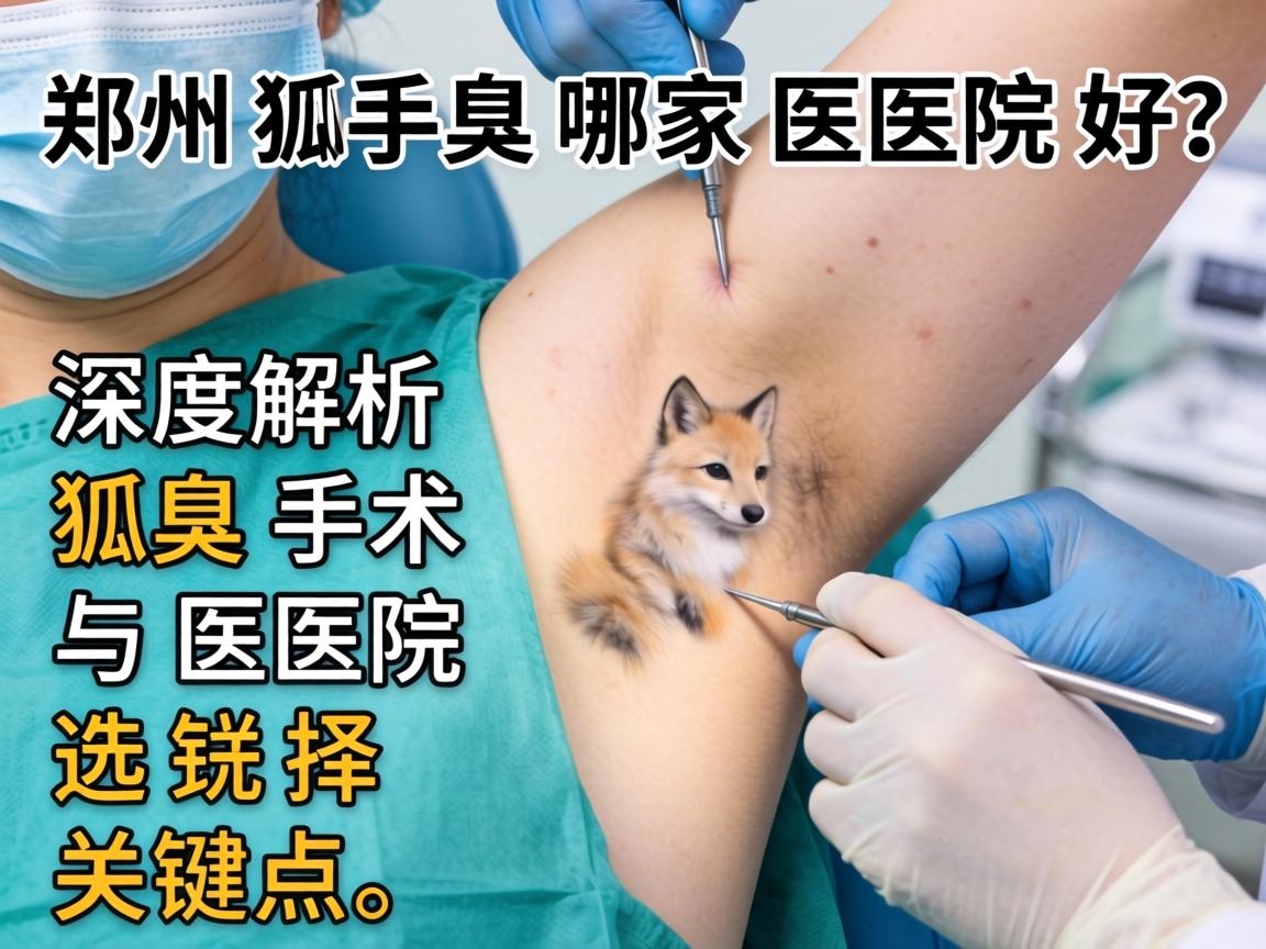 郑州狐臭手术哪家医院好？深度解析狐臭手术与医院选择关键点