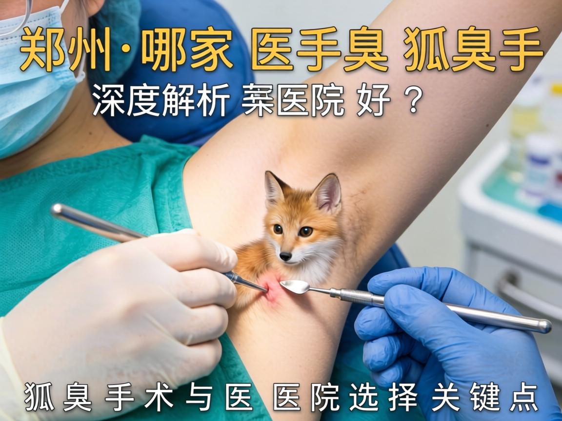 郑州狐臭手术哪家医院好？深度解析狐臭手术与医院选择关键点