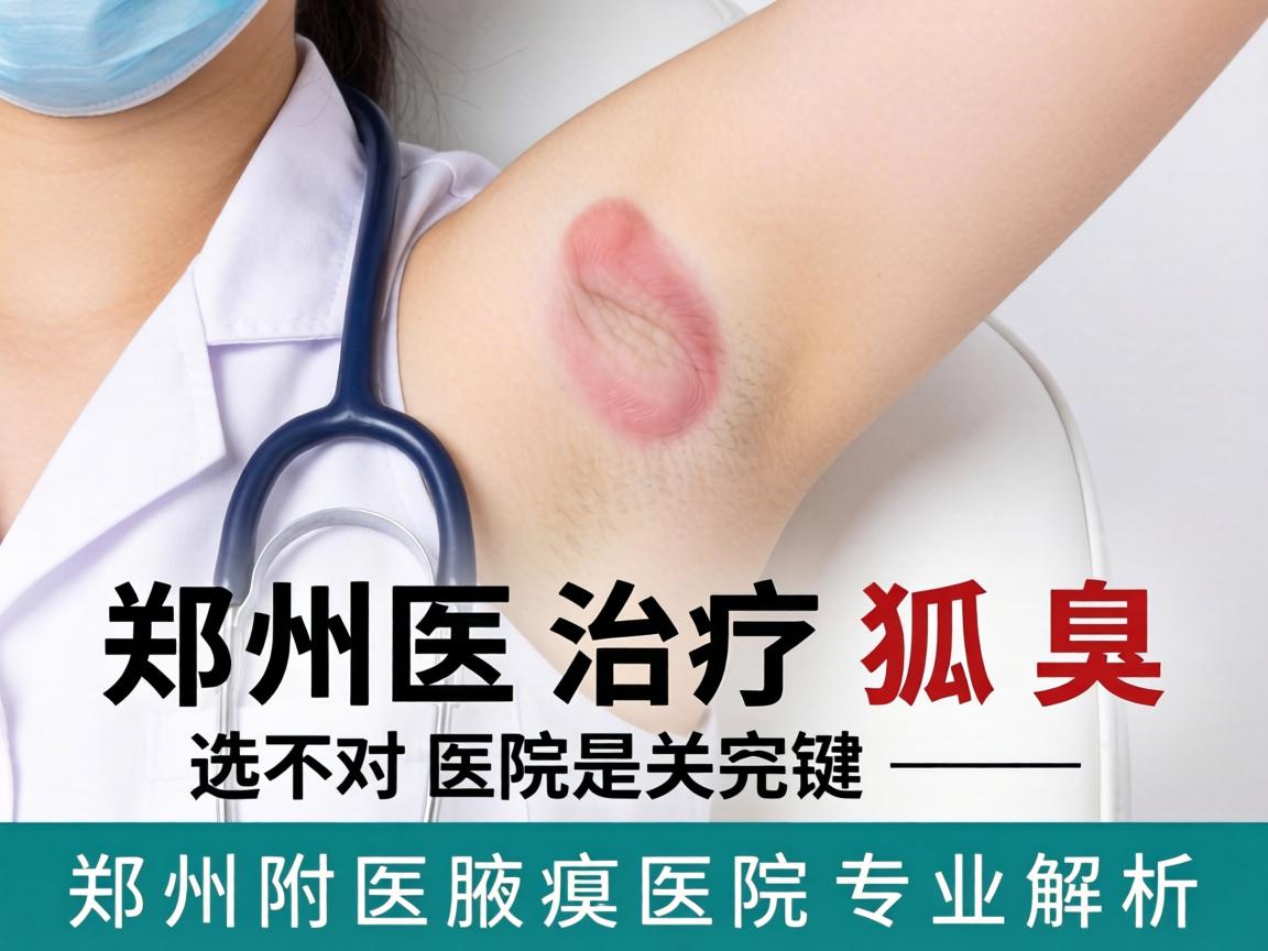 郑州治疗狐臭，选对医院是关键—郑州附医腋臭医院专业解析