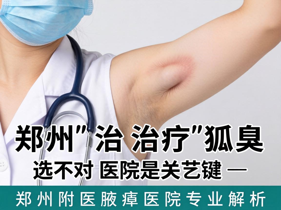郑州治疗狐臭，选对医院是关键—郑州附医腋臭医院专业解析