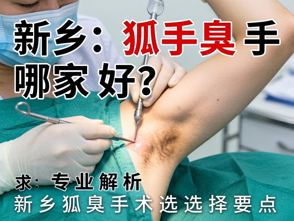 新乡狐臭手术哪家好？专业解析新乡狐臭手术选择要点