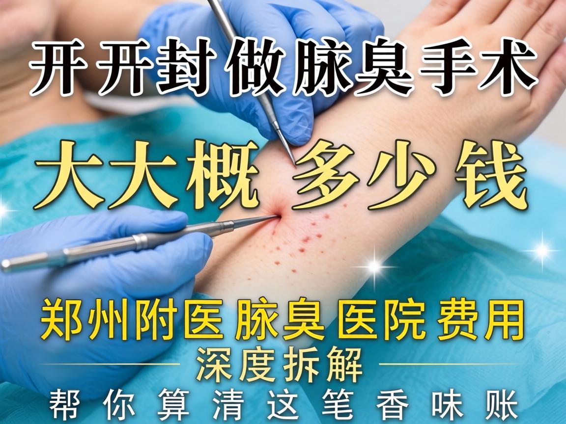 开封做腋臭手术大概多少钱 郑州附医腋臭医院费用深度拆解，帮你算清这笔香味账