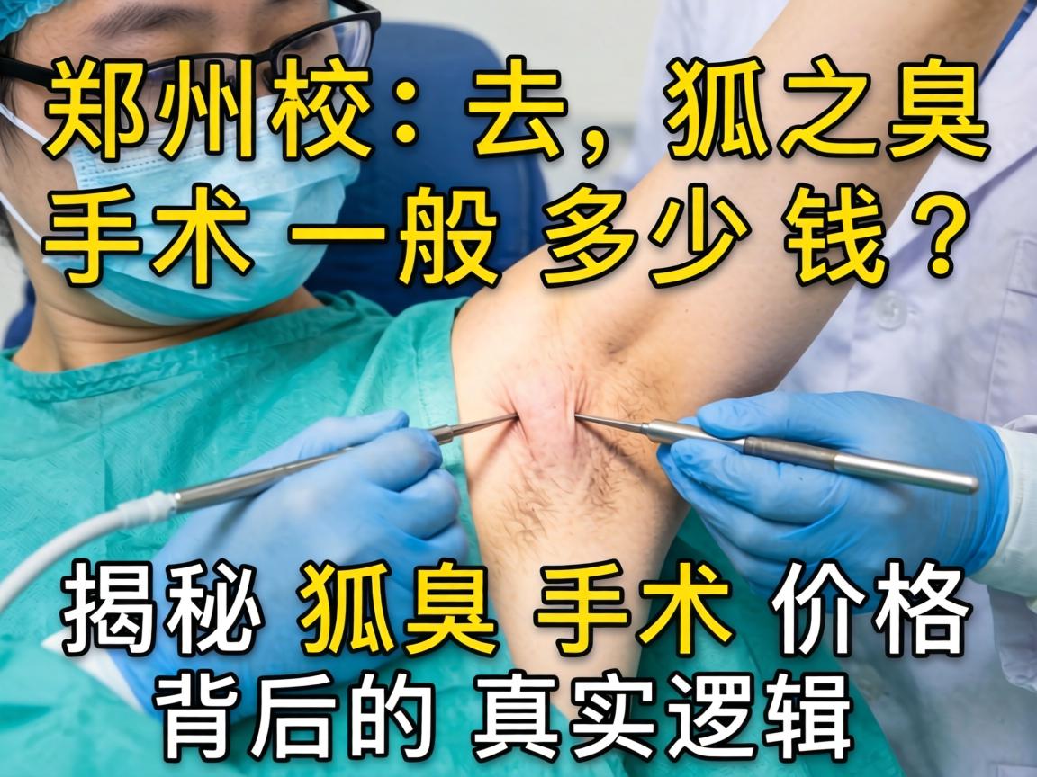 郑州去狐臭手术一般多少钱？揭秘狐臭手术价格背后的真实逻辑