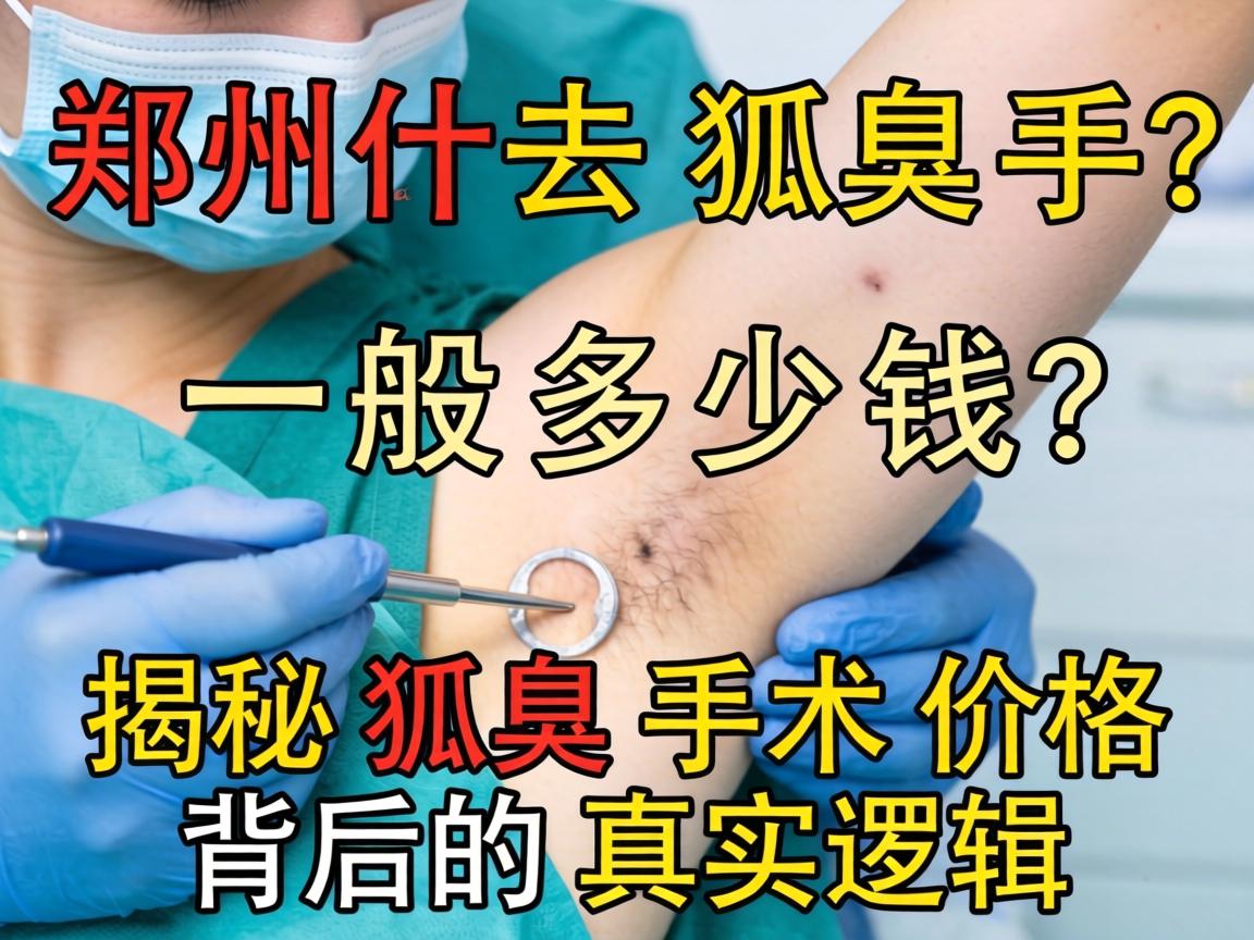 郑州去狐臭手术一般多少钱？揭秘狐臭手术价格背后的真实逻辑