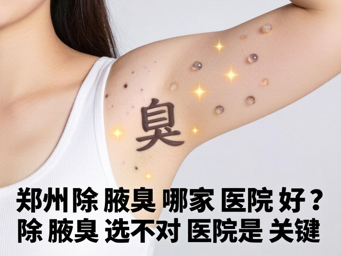 郑州除腋臭哪家医院好？除腋臭选对医院是关键
