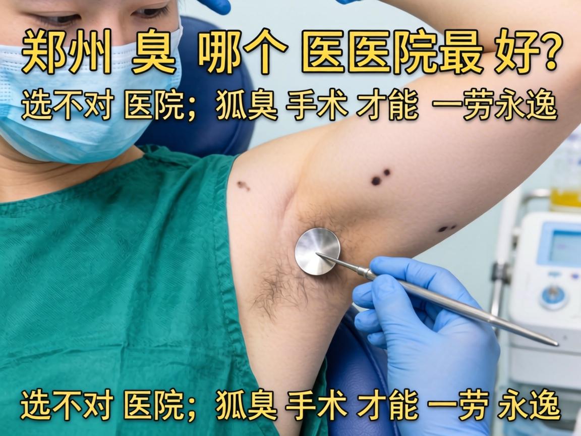郑州狐臭手术哪个医院最好？选对医院，狐臭手术才能一劳永逸