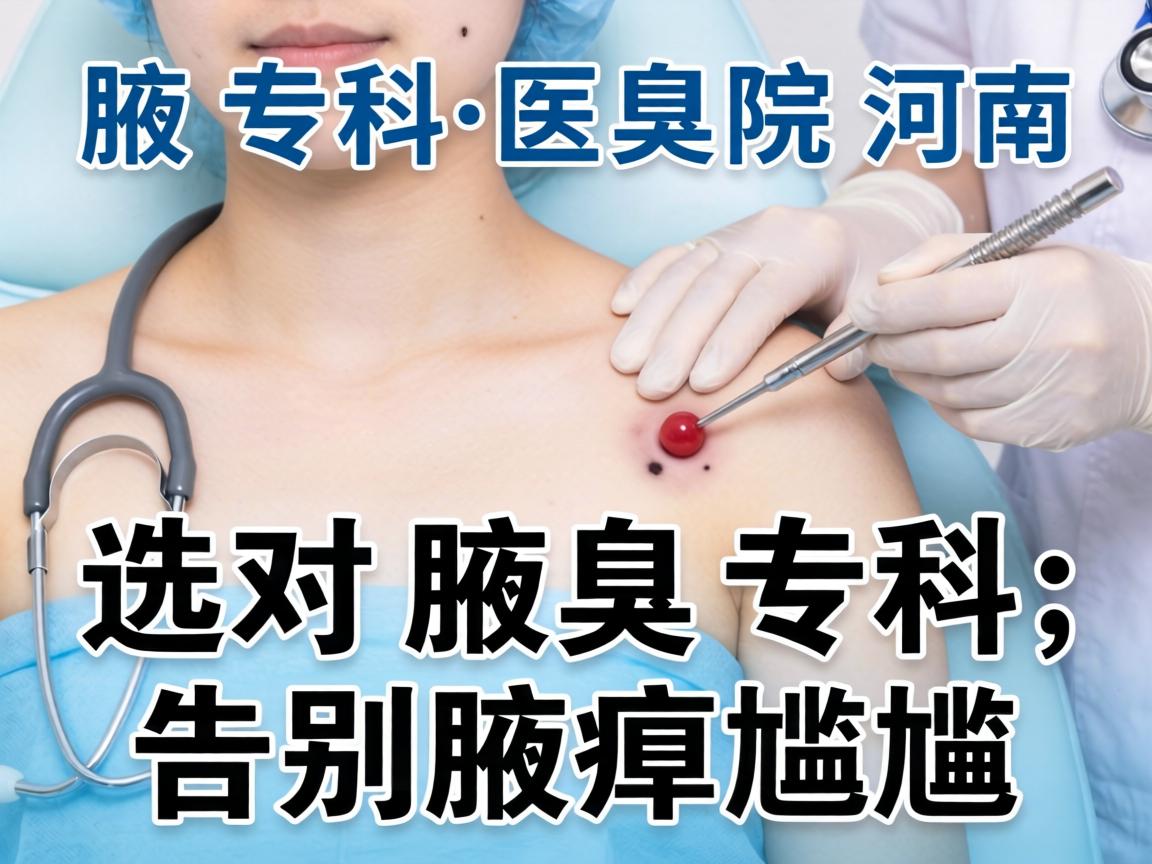 腋臭专科医院河南，选对腋臭专科，告别腋臭尴尬
