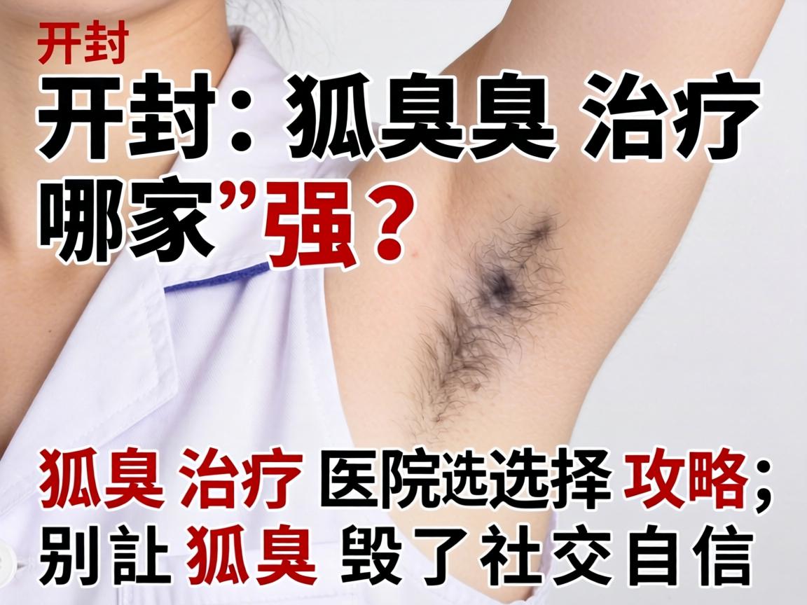 开封狐臭治疗哪家强？狐臭治疗医院选择攻略，别让狐臭毁了社交自信