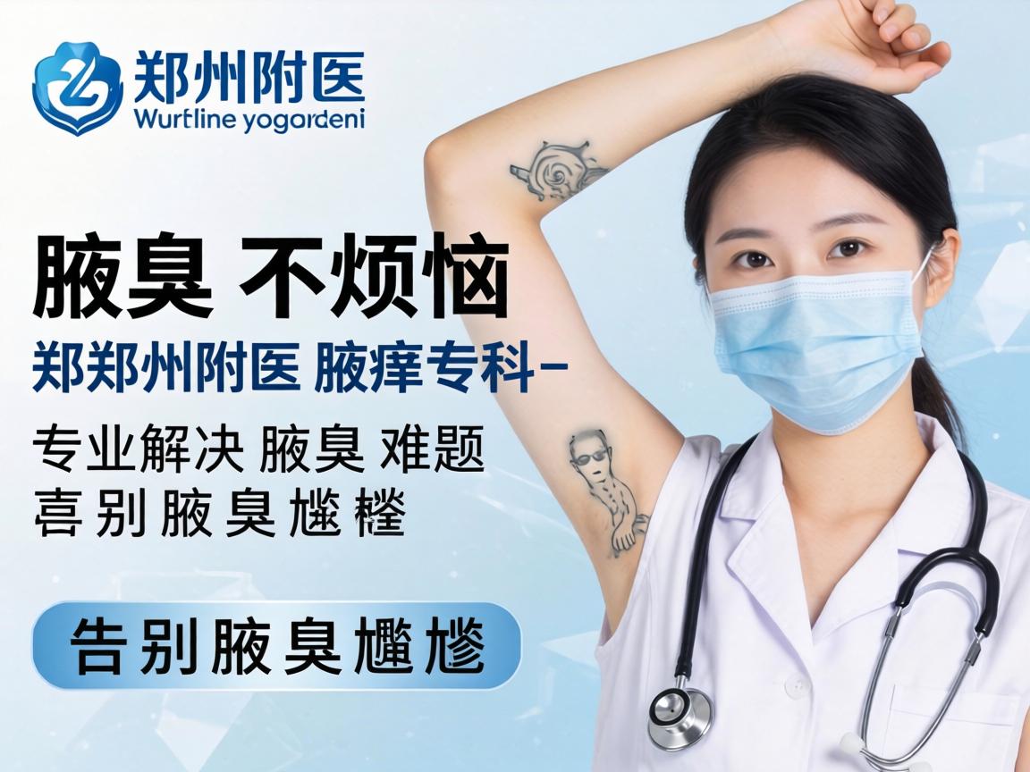 腋臭不烦恼，郑州附医腋臭专科，专业解决腋臭难题，告别腋臭尴尬