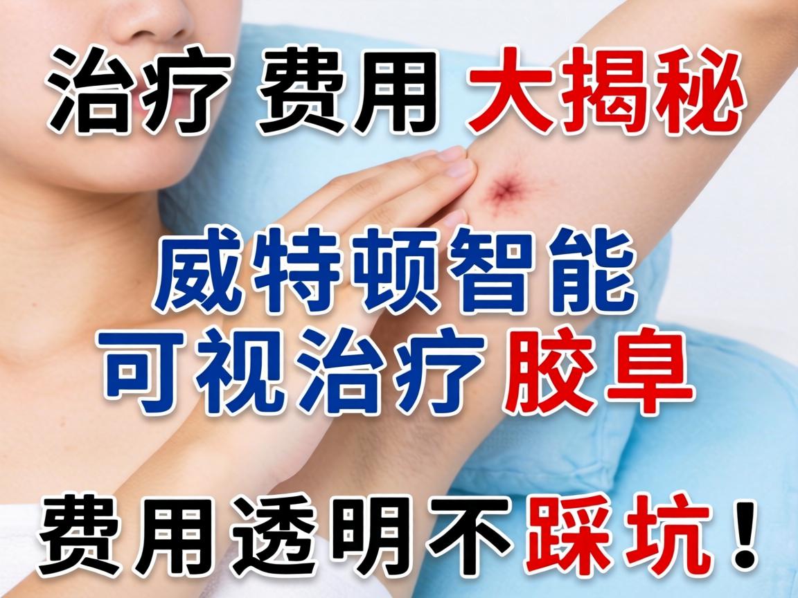 腋臭治疗费用大揭秘，威特顿智能可视治疗腋臭，费用透明不踩坑！