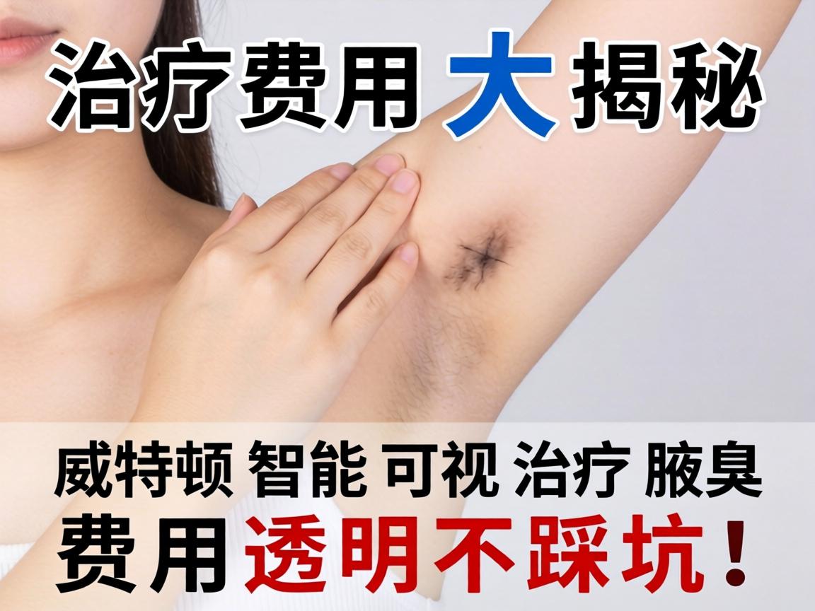 腋臭治疗费用大揭秘，威特顿智能可视治疗腋臭，费用透明不踩坑！