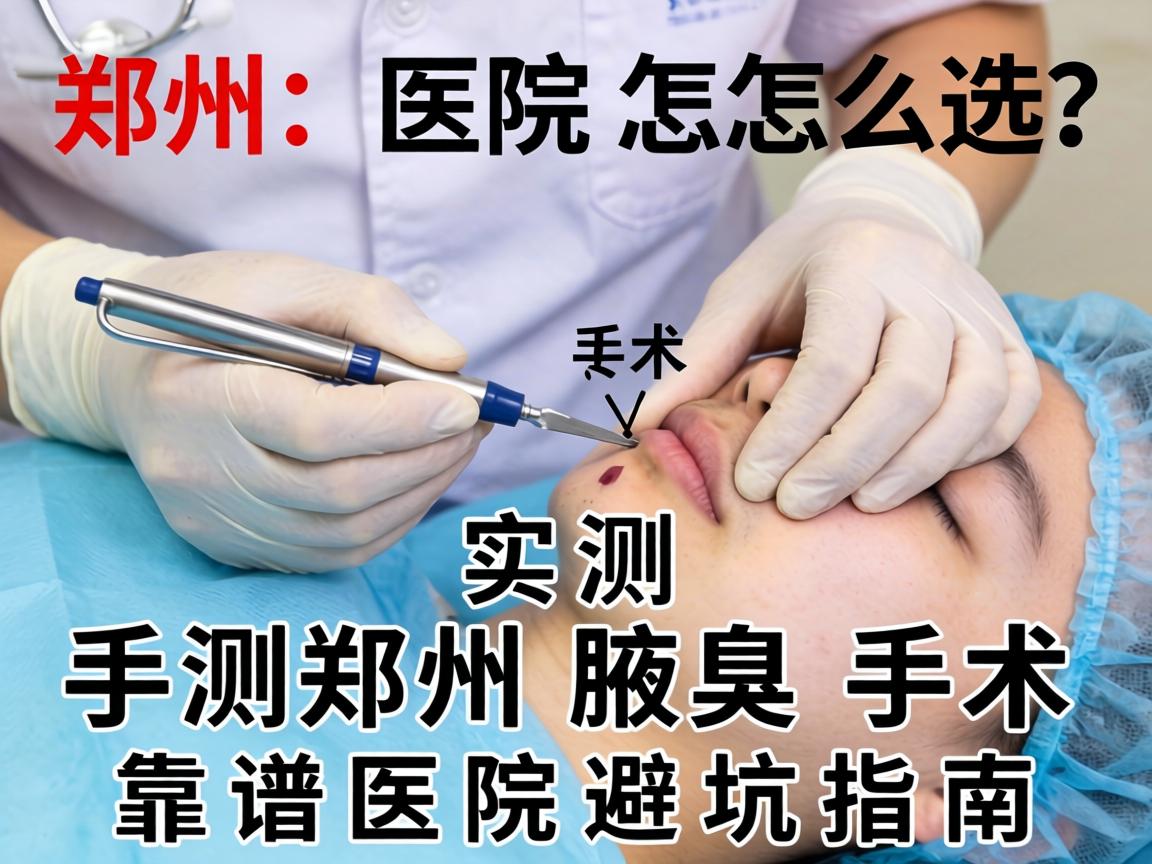 郑州腋臭手术医院怎么选？实测郑州腋臭手术靠谱医院避坑指南