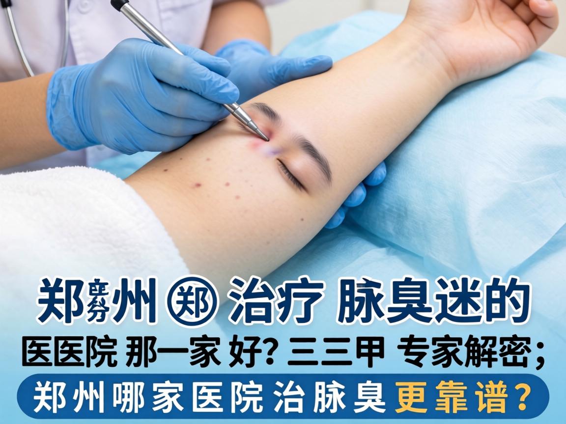 郑州治疗腋臭的医院那家好？三甲专家解密，郑州哪家医院治腋臭更靠谱？