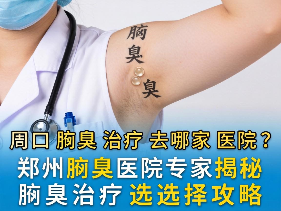 周口腋臭治疗去哪家医院？郑州腋臭医院专家揭秘腋臭治疗选择攻略