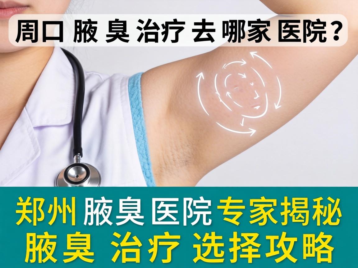 周口腋臭治疗去哪家医院？郑州腋臭医院专家揭秘腋臭治疗选择攻略