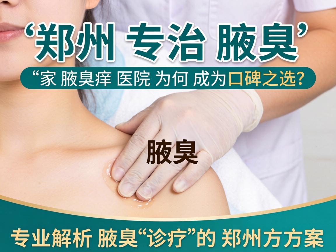 郑州专治腋臭,这家腋臭医院为何成为口碑之选?专业解析腋臭诊疗的郑州方案 郑州专治腋臭,这家腋臭医院为何成为口碑之选?专业解析腋臭诊疗的郑州方案