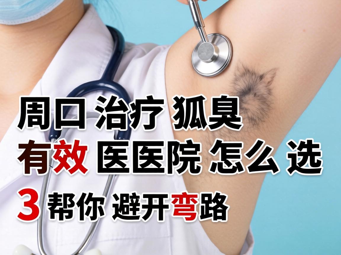 周口治疗狐臭，有效医院怎么选？这3个关键点帮你避开弯路