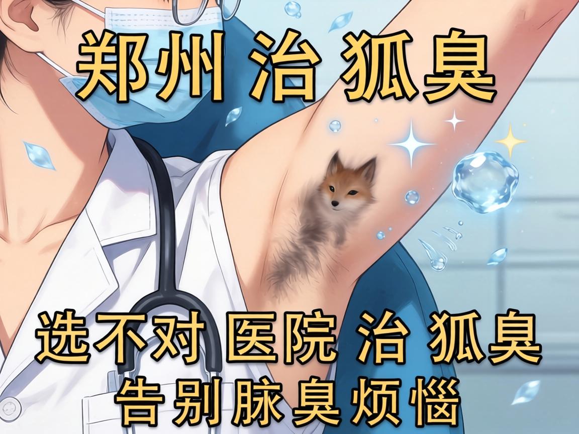 郑州治狐臭，选对医院治狐臭，告别腋臭烦恼