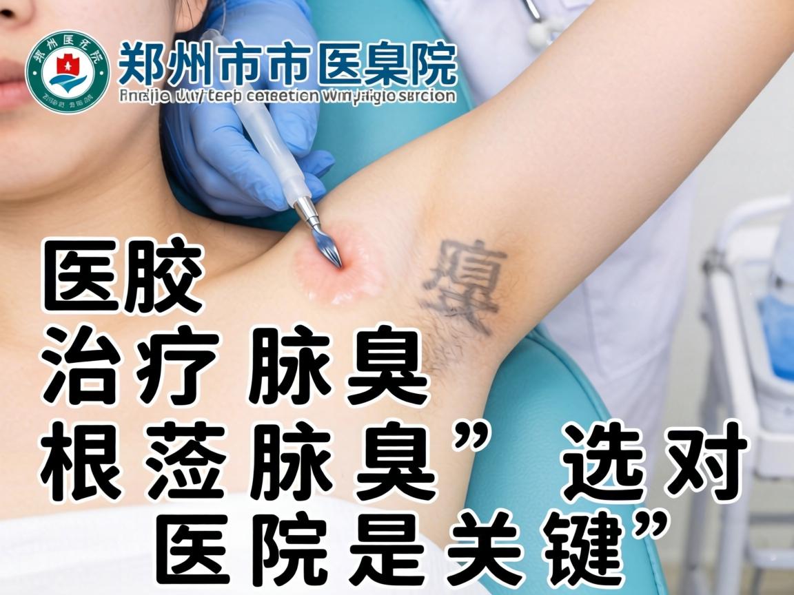 郑州市医院治疗腋臭，根治腋臭，选对医院是关键